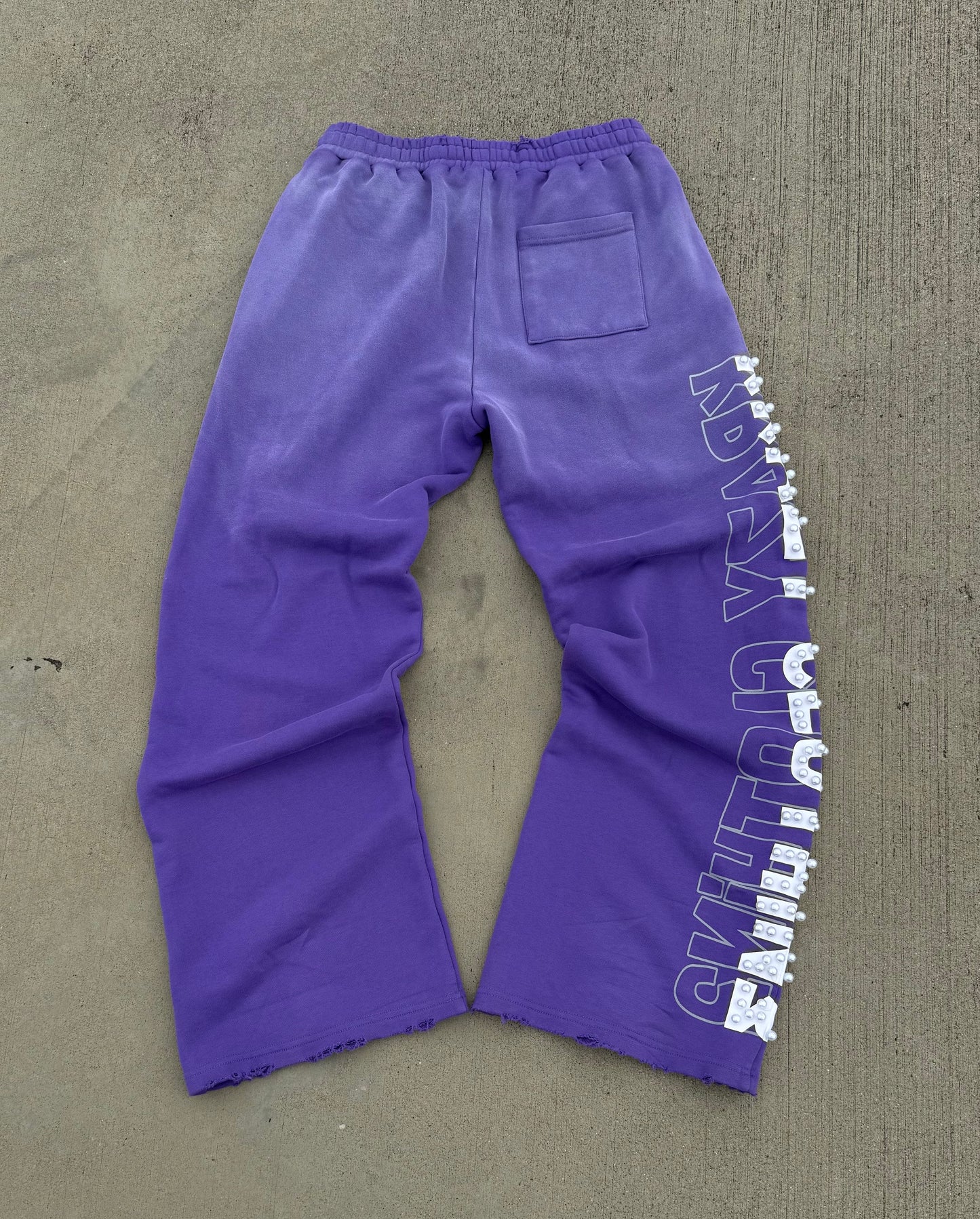 "Krazy Clothin3" Purple SweatPants