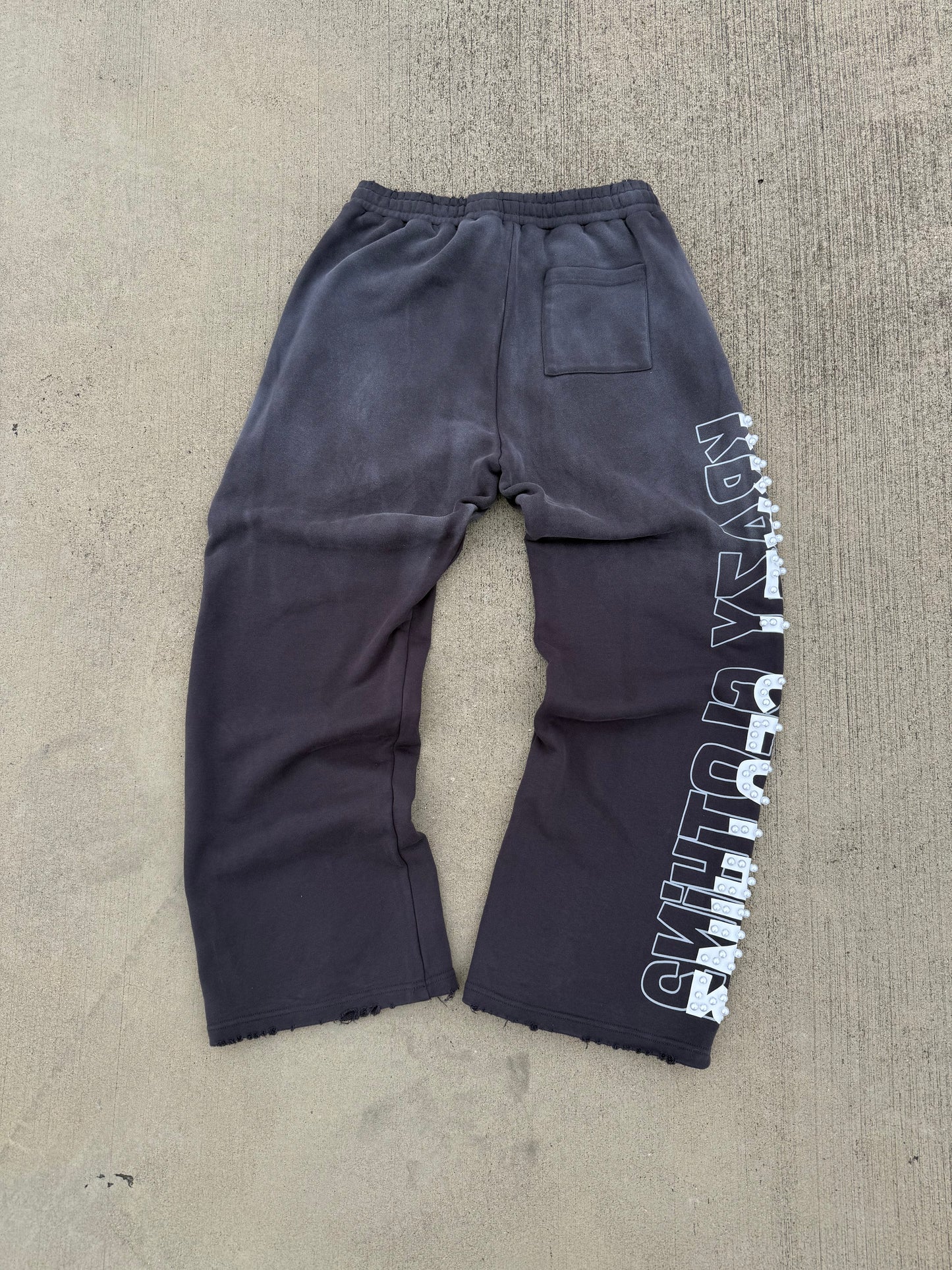 "Krazy Clothin3" Black SweatPants