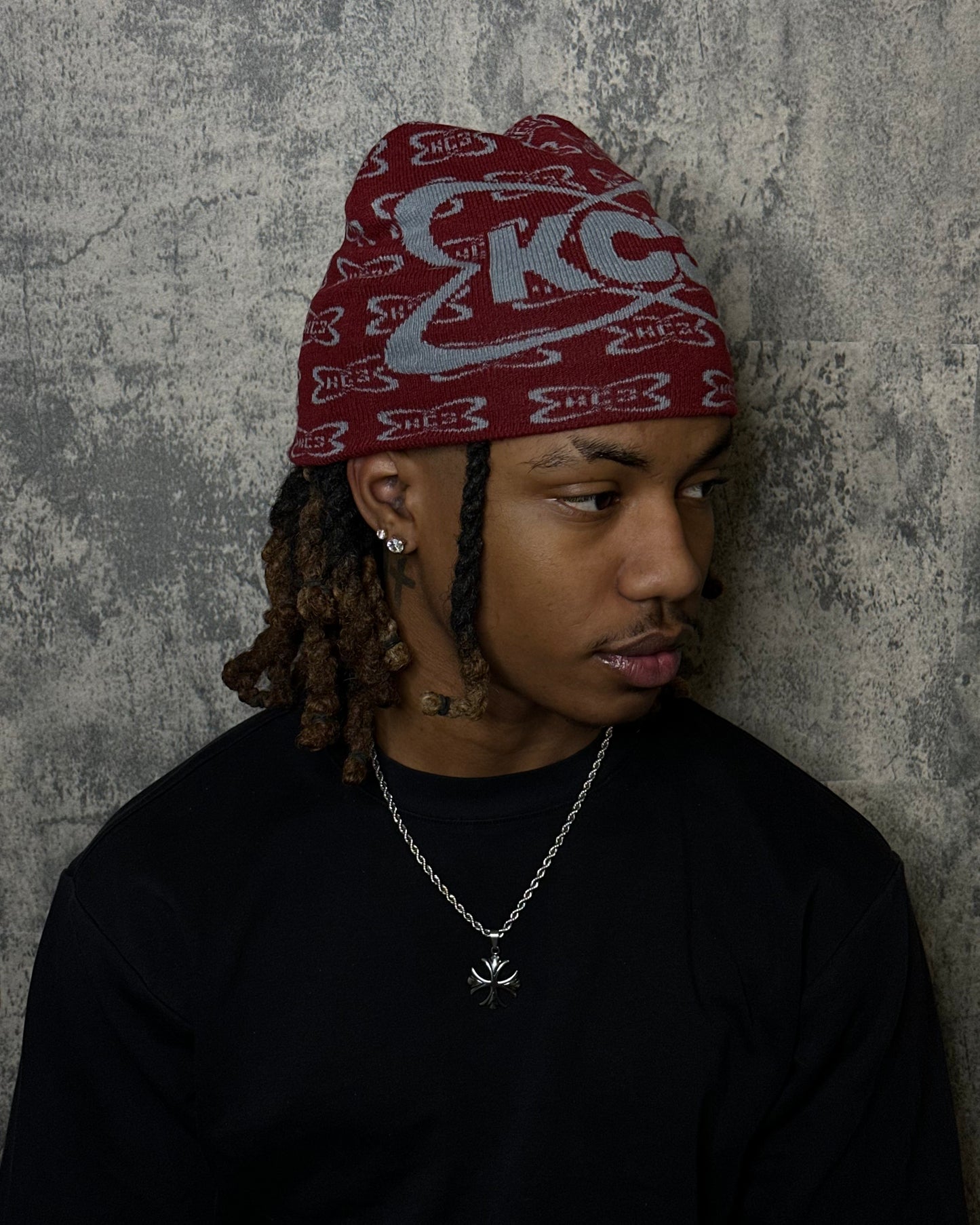 Kc3 Logo Beanie MAROON