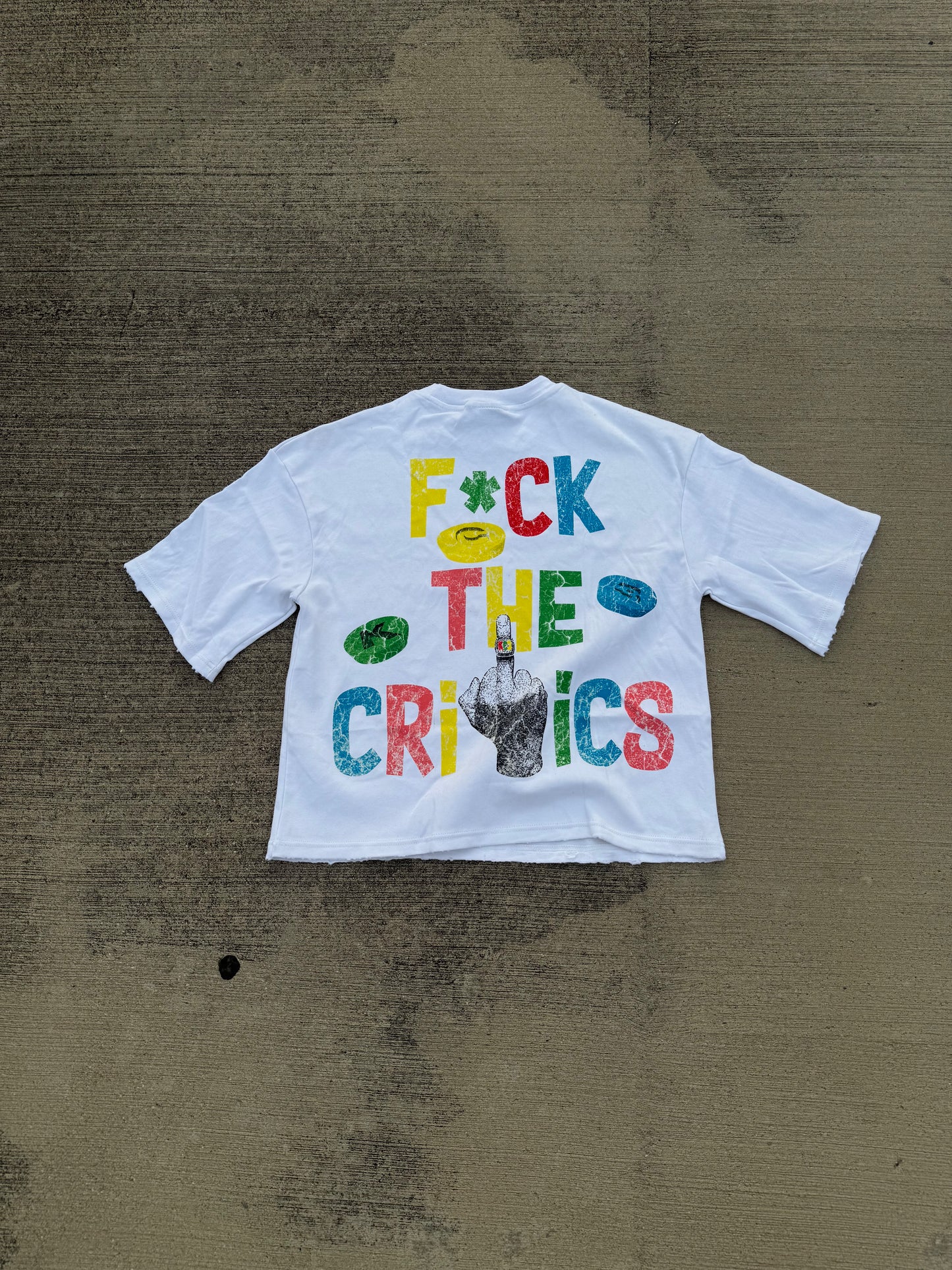 "F*ck the critics" White
