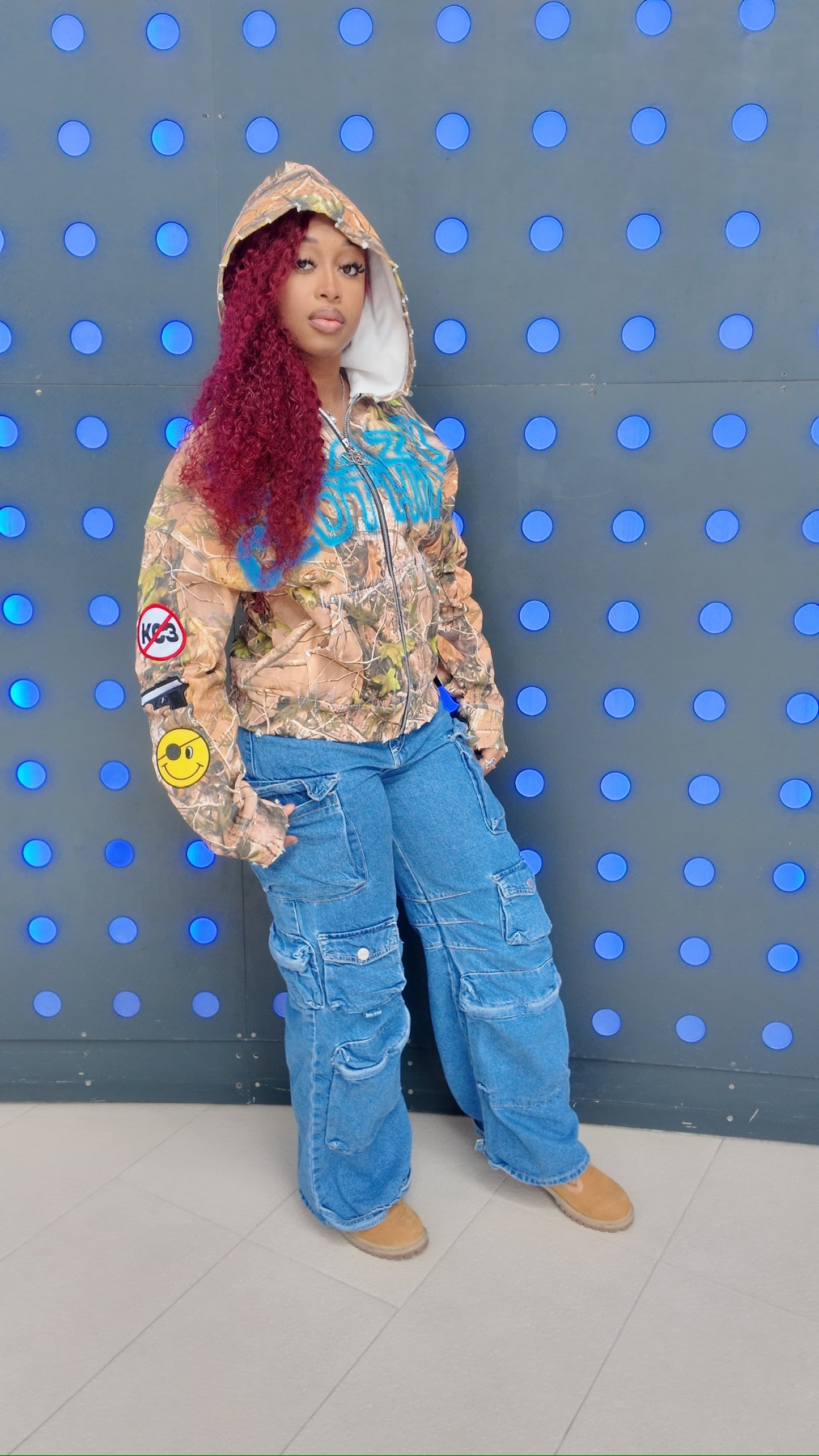 "Krazy Idea" Zipup Jacket CAMO