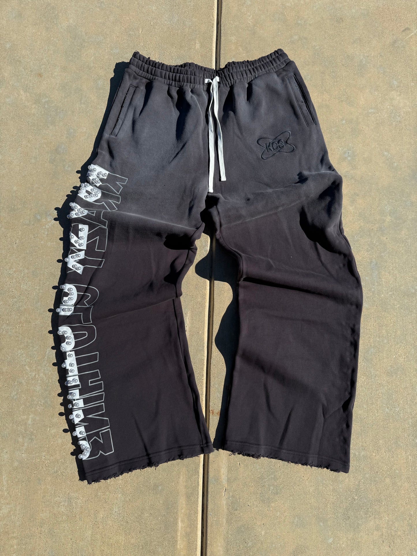 "Krazy Clothin3" Black SweatPants
