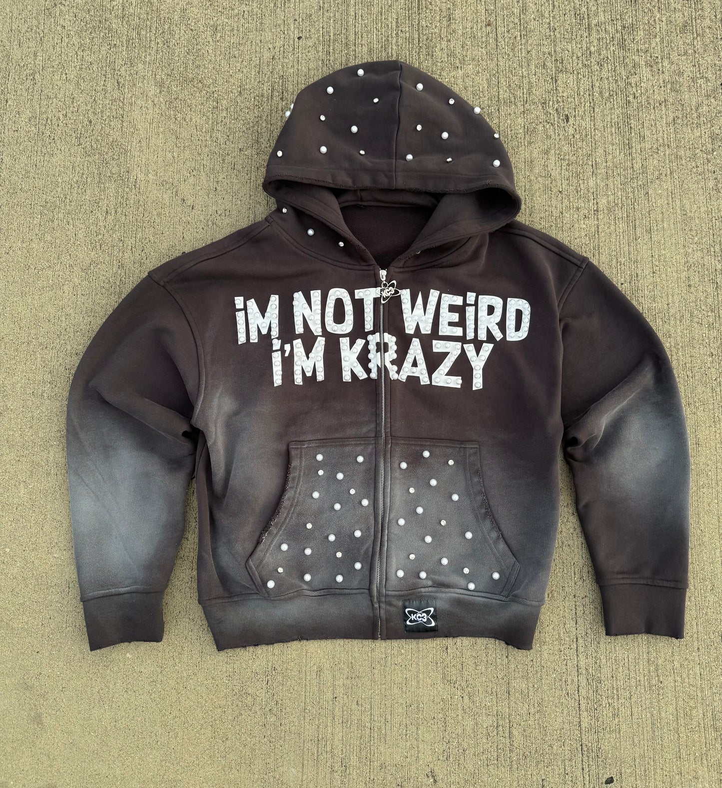 "I'M NOT WEIRD I'M KRAZY" Black Jacket