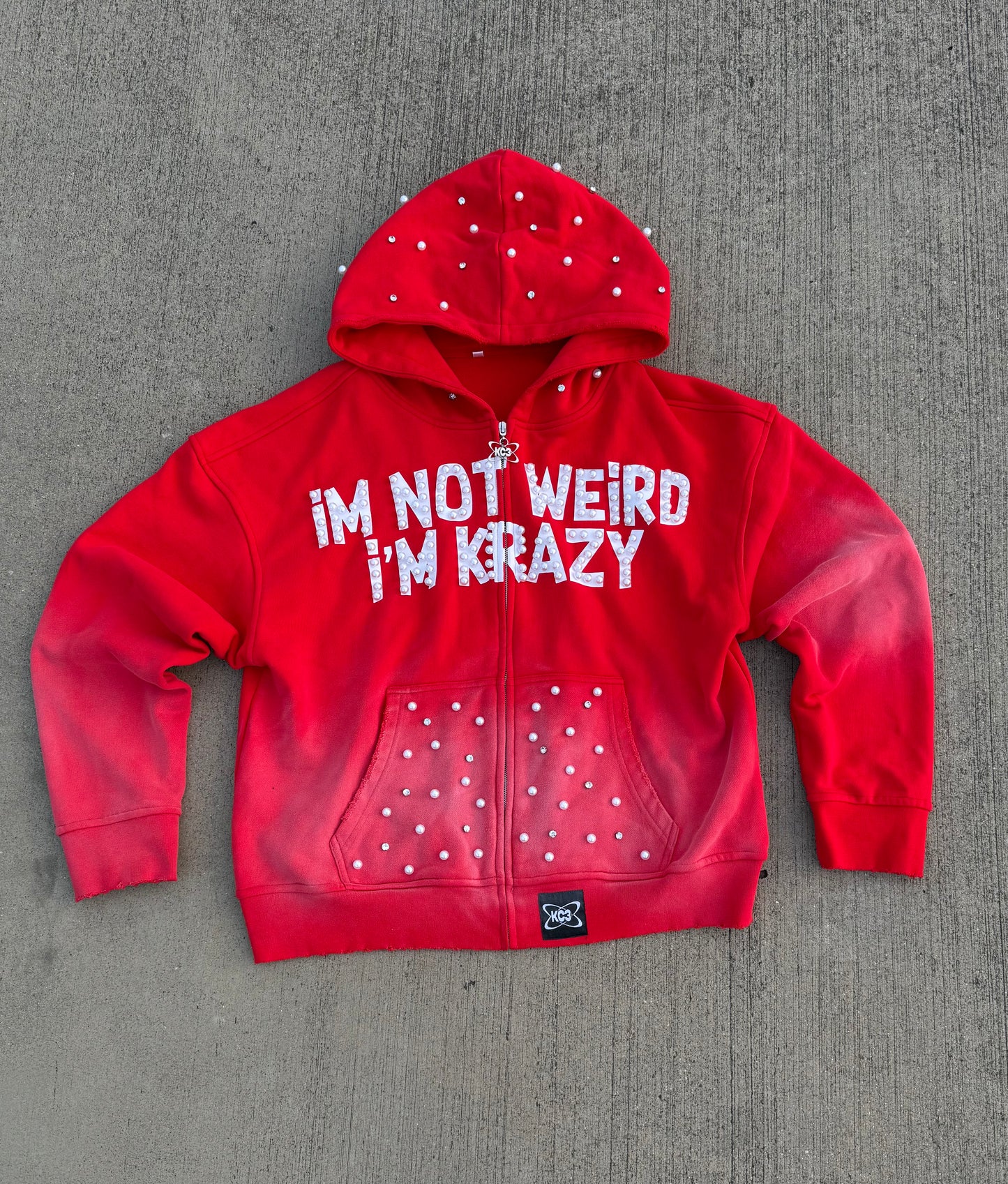 "I'M NOT WEIRD I'M KRAZY" Red Jacket