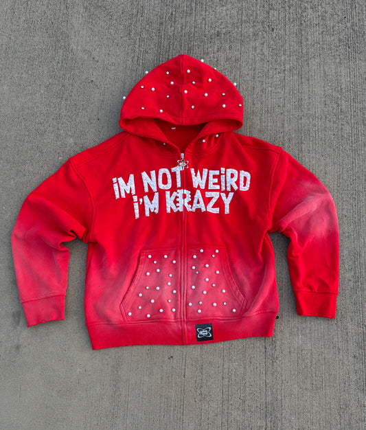 "I'M NOT WEIRD I'M KRAZY" Red Jacket