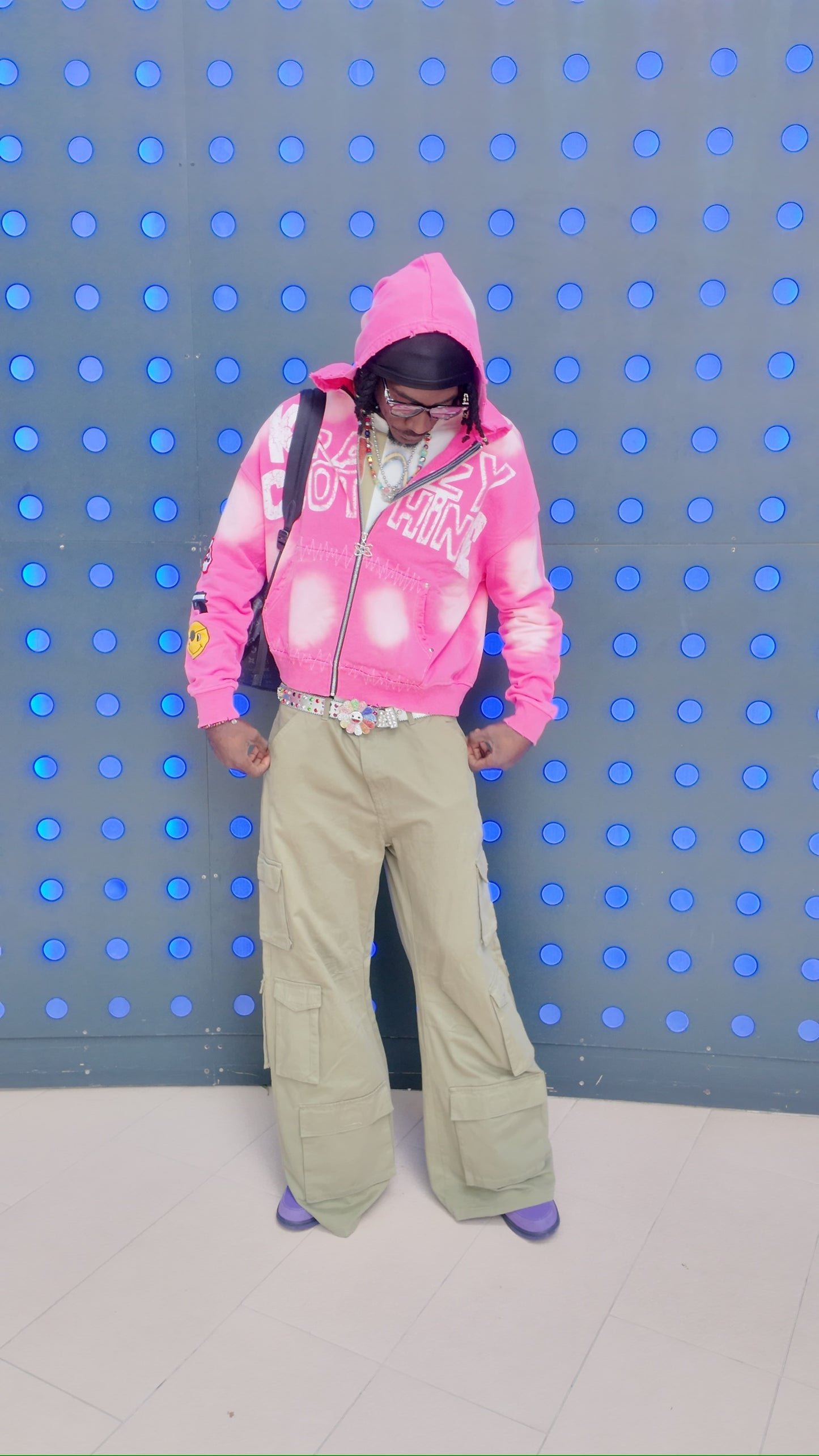 "Krazy Idea" Zipup jackets PINK