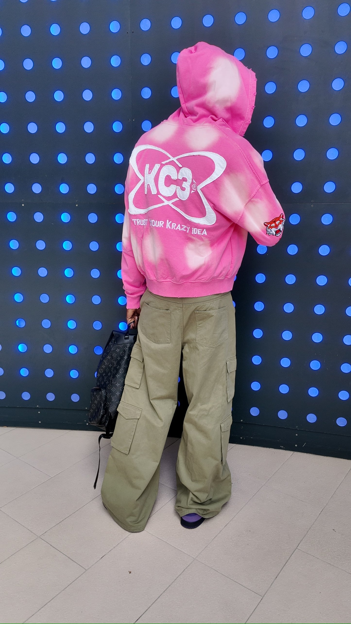 "Krazy Idea" Zipup jackets PINK